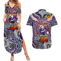 Custom NAIDOC Week 2024 Eagles Couples Matching Summer Maxi Dress and Hawaiian Shirt Mascot Rugby