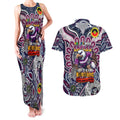 Custom NAIDOC Week 2024 Eagles Couples Matching Tank Maxi Dress and Hawaiian Shirt Mascot Rugby