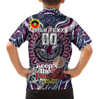 Custom NAIDOC Week 2024 Eagles Family Matching Long Sleeve Bodycon Dress and Hawaiian Shirt Mascot Rugby