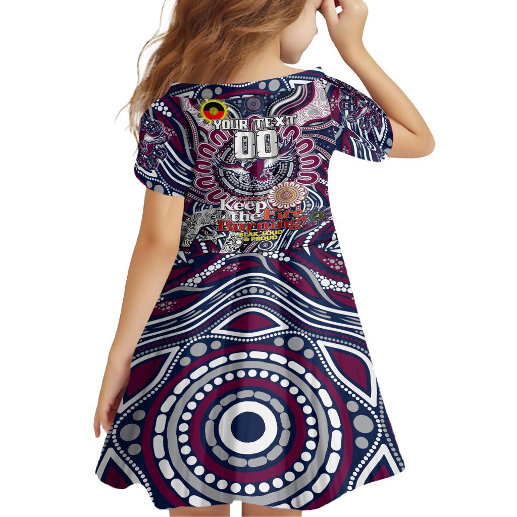 Custom NAIDOC Week 2024 Eagles Family Matching Off Shoulder Maxi Dress and Hawaiian Shirt Mascot Rugby