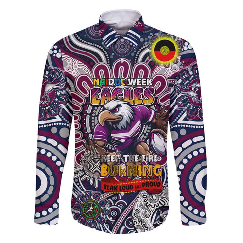 Custom NAIDOC Week 2024 Eagles Family Matching Summer Maxi Dress and Hawaiian Shirt Mascot Rugby