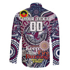 Custom NAIDOC Week 2024 Eagles Family Matching Summer Maxi Dress and Hawaiian Shirt Mascot Rugby