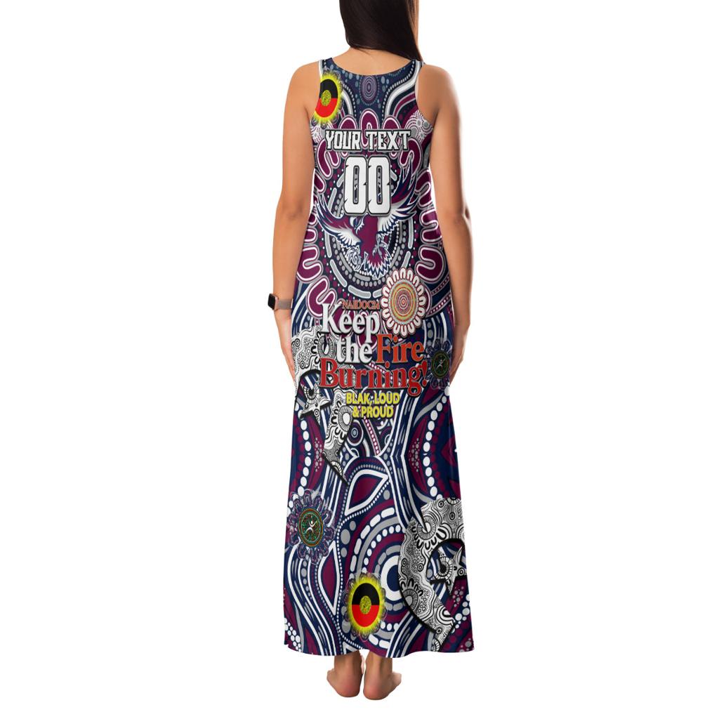 Custom NAIDOC Week 2024 Eagles Family Matching Tank Maxi Dress and Hawaiian Shirt Mascot Rugby