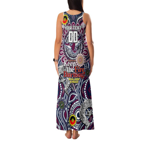 Custom NAIDOC Week 2024 Eagles Family Matching Tank Maxi Dress and Hawaiian Shirt Mascot Rugby