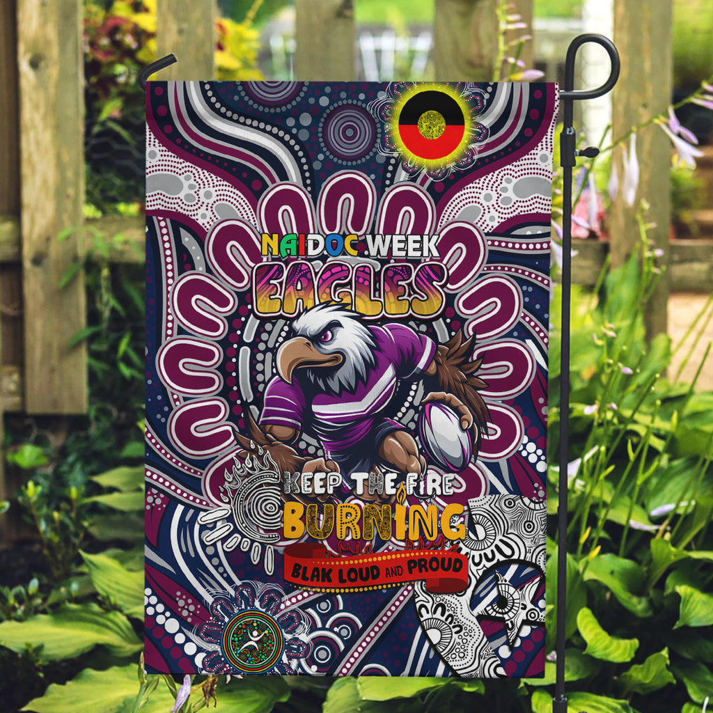 NAIDOC Week 2024 Eagles Garden Flag Mascot Rugby