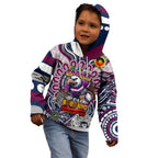 Custom NAIDOC Week 2024 Eagles Kid Hoodie Mascot Rugby