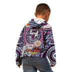 Custom NAIDOC Week 2024 Eagles Kid Hoodie Mascot Rugby