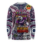 Custom NAIDOC Week 2024 Eagles Long Sleeve Shirt Mascot Rugby