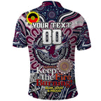 Custom NAIDOC Week 2024 Eagles Polo Shirt Mascot Rugby