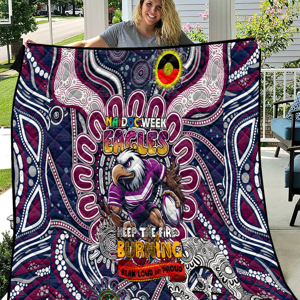 NAIDOC Week 2024 Eagles Quilt Mascot Rugby