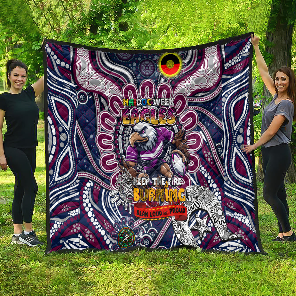 NAIDOC Week 2024 Eagles Quilt Mascot Rugby