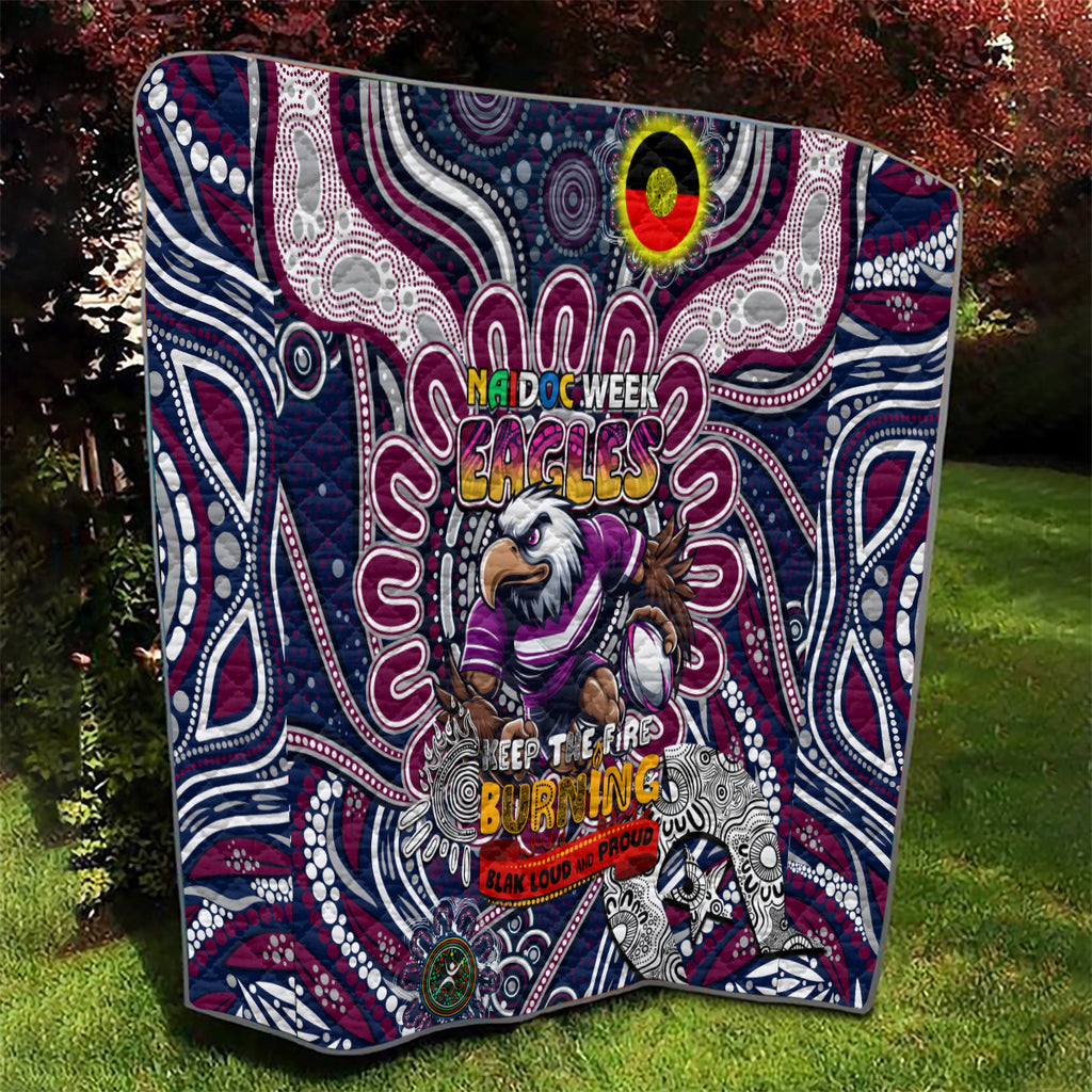 NAIDOC Week 2024 Eagles Quilt Mascot Rugby