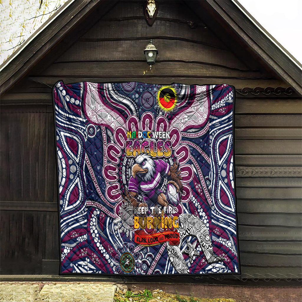 NAIDOC Week 2024 Eagles Quilt Mascot Rugby
