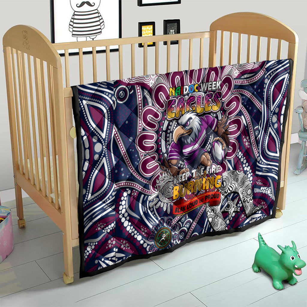 NAIDOC Week 2024 Eagles Quilt Mascot Rugby