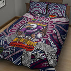 NAIDOC Week 2024 Eagles Quilt Bed Set Mascot Rugby