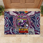 NAIDOC Week 2024 Eagles Rubber Doormat Mascot Rugby
