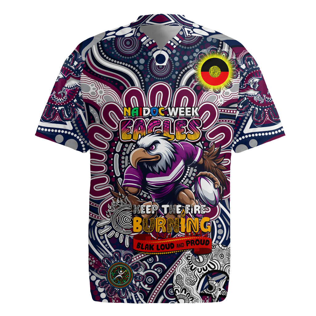 Custom NAIDOC Week 2024 Eagles Rugby Jersey Mascot Rugby
