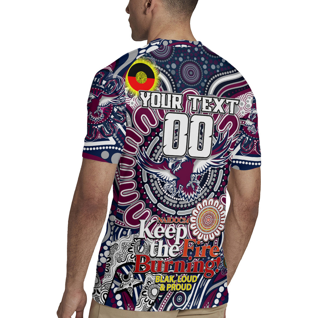 Custom NAIDOC Week 2024 Eagles Rugby Jersey Mascot Rugby