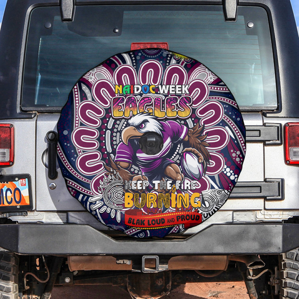 NAIDOC Week 2024 Eagles Spare Tire Cover Mascot Rugby