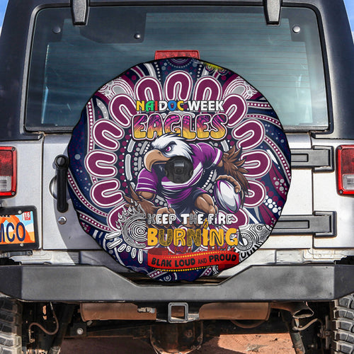 NAIDOC Week 2024 Eagles Spare Tire Cover Mascot Rugby