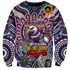 Custom NAIDOC Week 2024 Eagles Sweatshirt Mascot Rugby