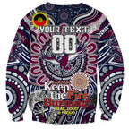 Custom NAIDOC Week 2024 Eagles Sweatshirt Mascot Rugby