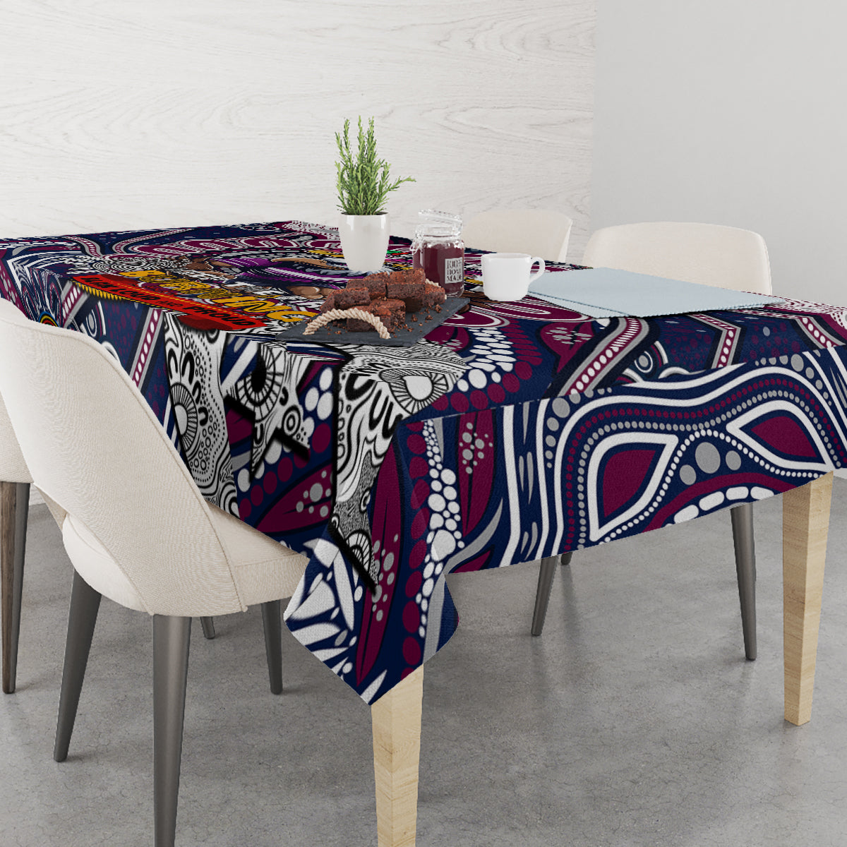 NAIDOC Week 2024 Eagles Tablecloth Mascot Rugby