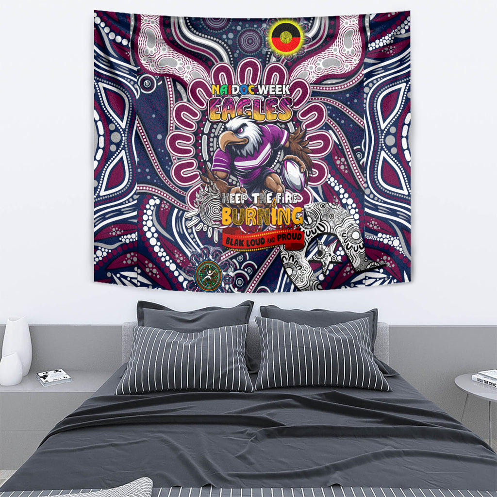 NAIDOC Week 2024 Eagles Tapestry Mascot Rugby