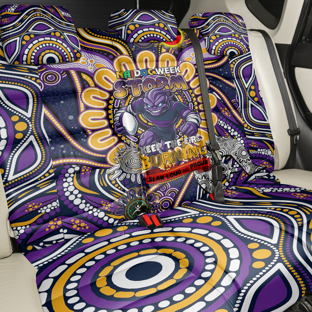 NAIDOC Week 2024 Storm Back Car Seat Cover Mascot Rugby