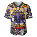 Custom NAIDOC Week 2024 Storm Baseball Jersey Mascot Rugby