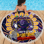 NAIDOC Week 2024 Storm Beach Blanket Mascot Rugby