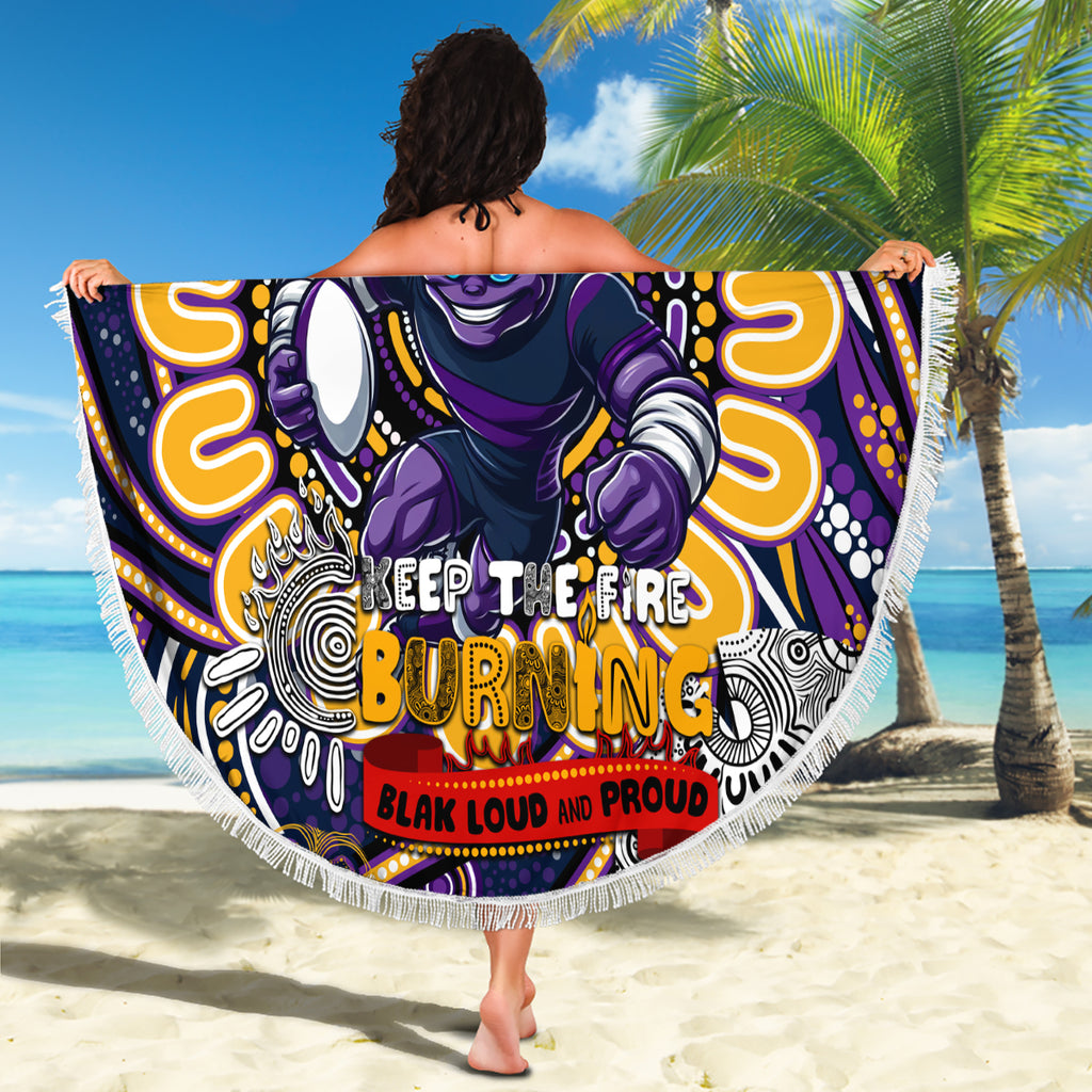 NAIDOC Week 2024 Storm Beach Blanket Mascot Rugby