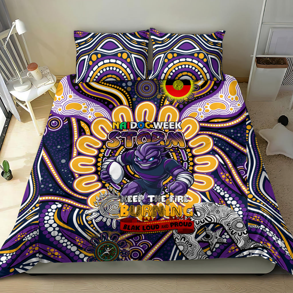 NAIDOC Week 2024 Storm Bedding Set Mascot Rugby