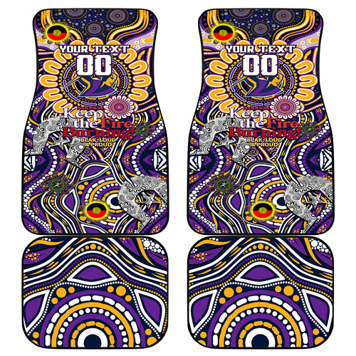 NAIDOC Week 2024 Storm Car Mats Mascot Rugby