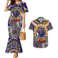 Custom NAIDOC Week 2024 Storm Couples Matching Mermaid Dress and Hawaiian Shirt Mascot Rugby