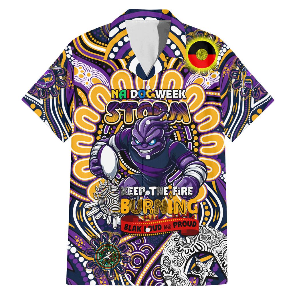 Custom NAIDOC Week 2024 Storm Family Matching Mermaid Dress and Hawaiian Shirt Mascot Rugby