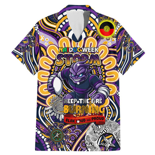 Custom NAIDOC Week 2024 Storm Family Matching Mermaid Dress and Hawaiian Shirt Mascot Rugby