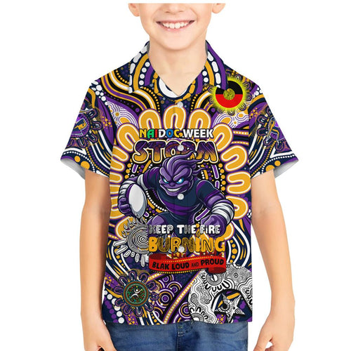 Custom NAIDOC Week 2024 Storm Family Matching Mermaid Dress and Hawaiian Shirt Mascot Rugby