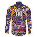 Custom NAIDOC Week 2024 Storm Family Matching Off Shoulder Short Dress and Hawaiian Shirt Mascot Rugby