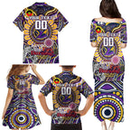 Custom NAIDOC Week 2024 Storm Family Matching Puletasi and Hawaiian Shirt Mascot Rugby