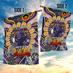 NAIDOC Week 2024 Storm Garden Flag Mascot Rugby