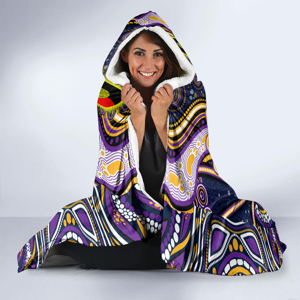NAIDOC Week 2024 Storm Hooded Blanket Mascot Rugby