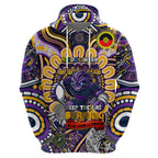 Custom NAIDOC Week 2024 Storm Hoodie Mascot Rugby