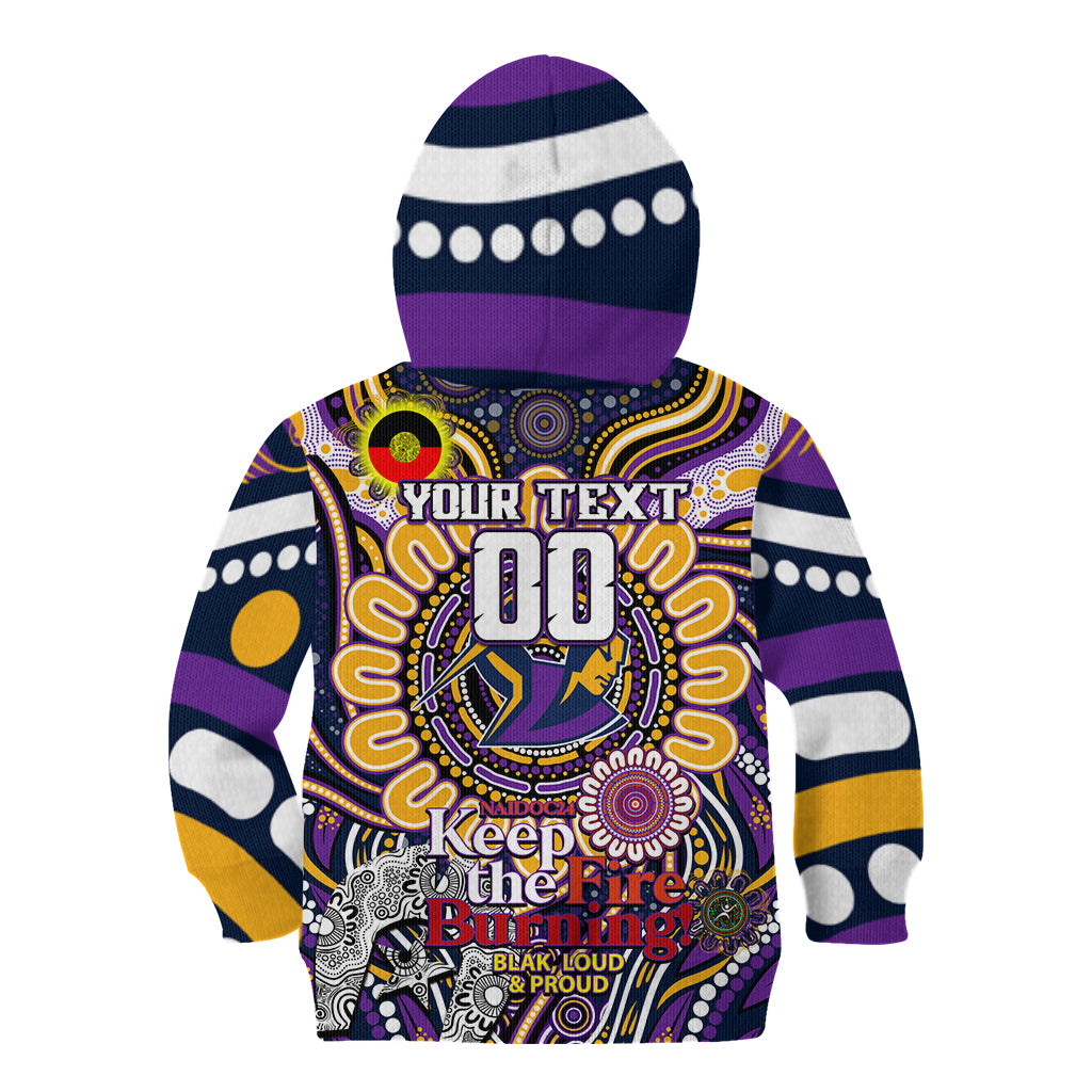 Custom NAIDOC Week 2024 Storm Kid Hoodie Mascot Rugby