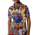 Custom NAIDOC Week 2024 Storm Kid Polo Shirt Mascot Rugby