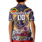 Custom NAIDOC Week 2024 Storm Kid Polo Shirt Mascot Rugby