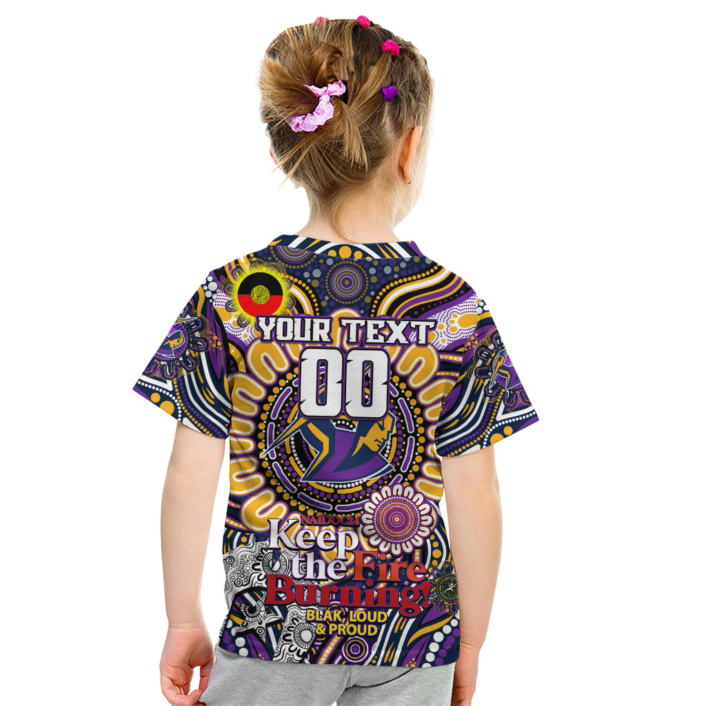 Custom NAIDOC Week 2024 Storm Kid T Shirt Mascot Rugby