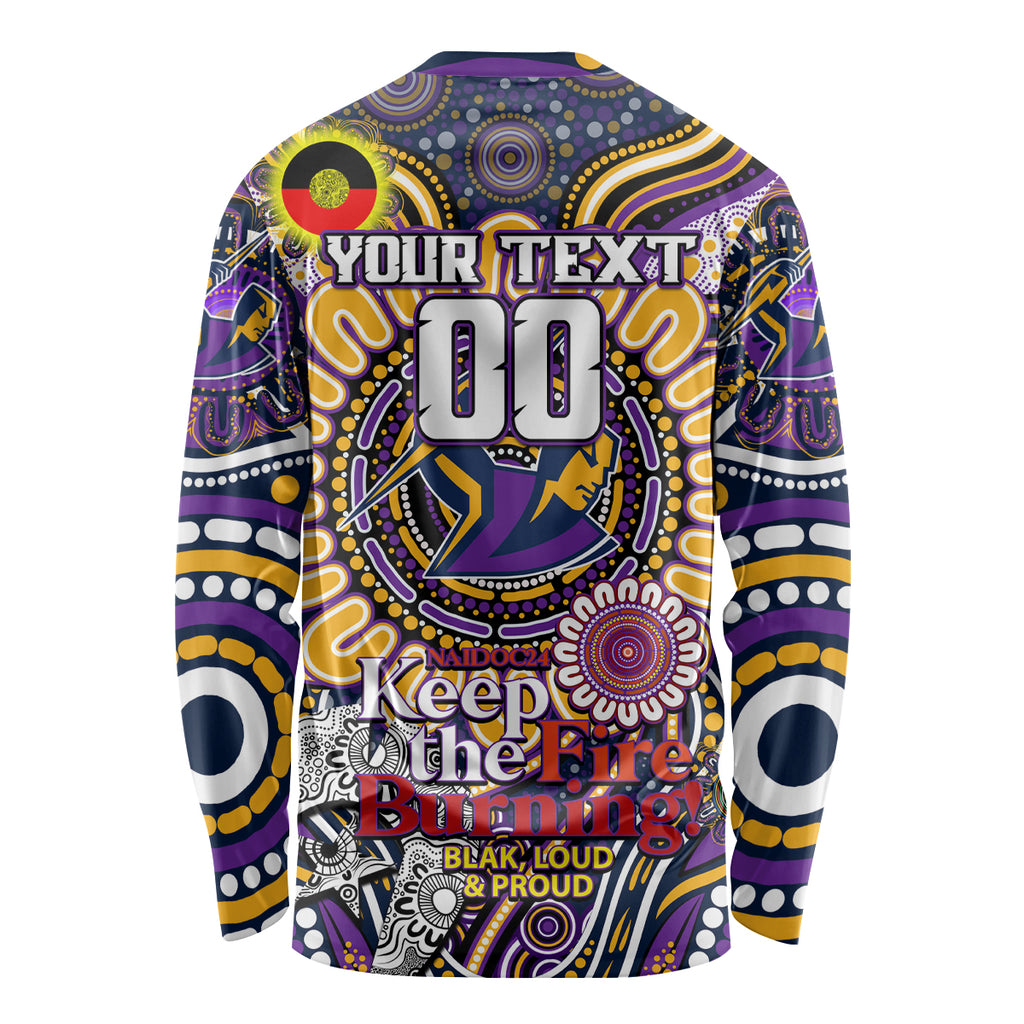 Custom NAIDOC Week 2024 Storm Long Sleeve Shirt Mascot Rugby