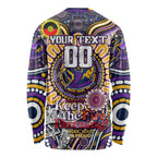 Custom NAIDOC Week 2024 Storm Long Sleeve Shirt Mascot Rugby