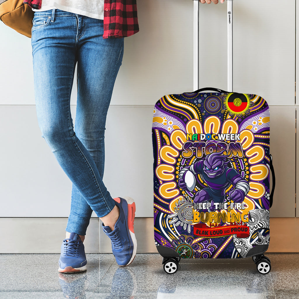 NAIDOC Week 2024 Storm Luggage Cover Mascot Rugby
